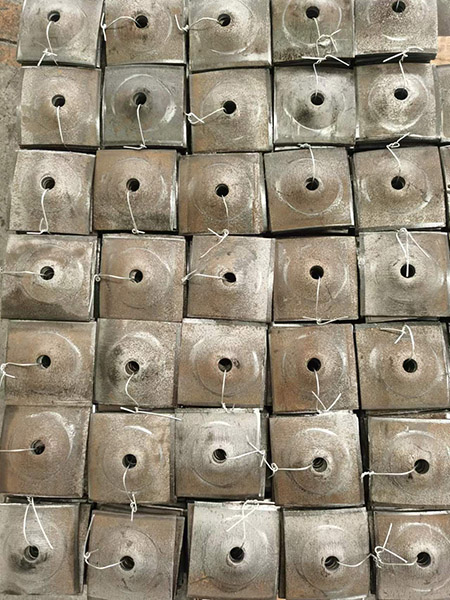 Galvanized Mine Domed Plate Anchor Bolt Plates Galvanized Mine Domed Plate Anchor Bolt Plates